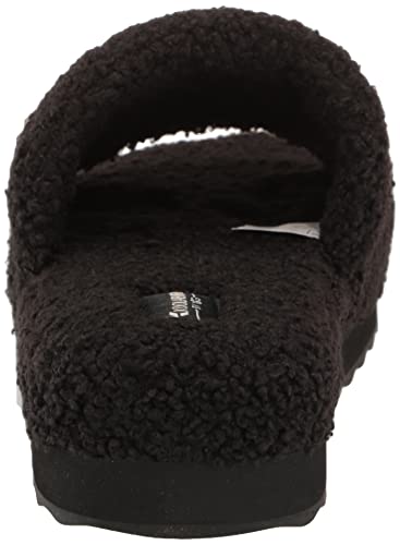 Koolaburra by UGG Women's PEACHEE Slide Slipper, Black, 8