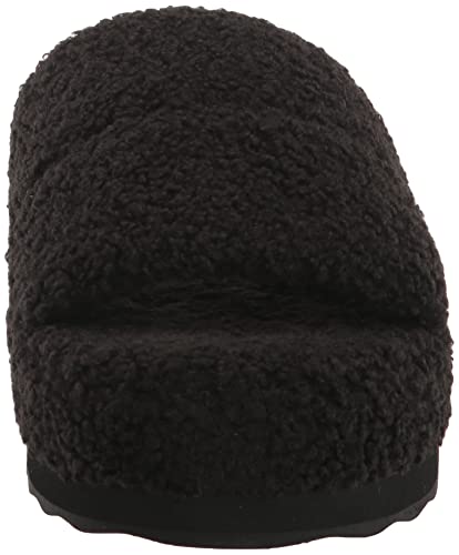 Koolaburra by UGG Women's PEACHEE Slide Slipper, Black, 8