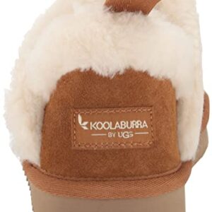 Koolaburra by UGG Women's ADVAY Slip-ON Fashion Boot, Chestnut, 8