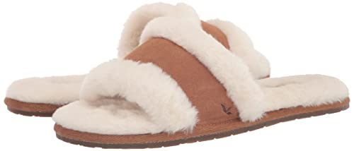 Koolaburra by UGG Women's Milo Peep Slipper, Natural, 8