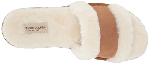 Koolaburra by UGG Women's Milo Peep Slipper, Natural, 8