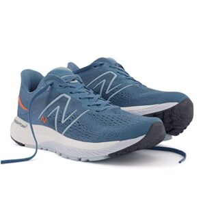 New Balance Men's Fresh Foam X 880 V12 Running Shoe, Spring Tide/Vibrant Orange/Morning Fog, 9.5