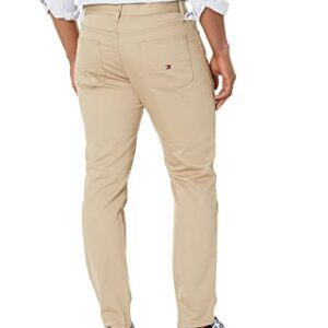 Tommy Hilfiger Men's Big & Tall Stretch Travel Pants, Surplus Khaki, 44W x 32L