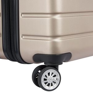 DELSEY Paris Jessica Hardside Expandable Luggage with Spinner Wheels (Rose Gold, Carry-On 21-Inch)