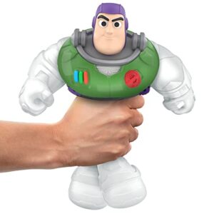 Heroes of Goo Jit Zu Disney Pixar Lightyear Lightyear Supagoo Alpha Buzz - Supersized 8" Jumbo Figure, Squishy, Stretchy, Gooey Heroes