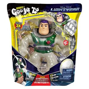 Heroes of Goo Jit Zu Disney Pixar Lightyear Lightyear Supagoo Alpha Buzz - Supersized 8" Jumbo Figure, Squishy, Stretchy, Gooey Heroes