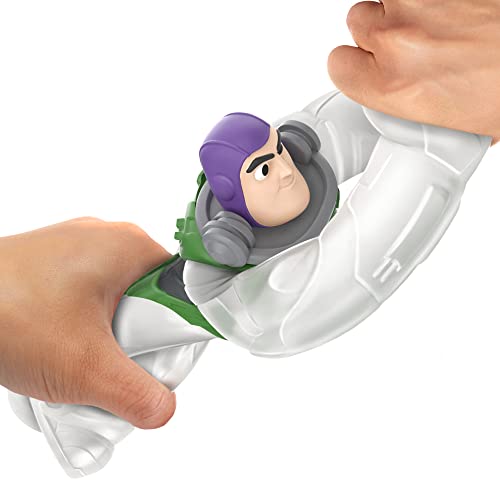 Heroes of Goo Jit Zu Disney Pixar Lightyear Lightyear Supagoo Alpha Buzz - Supersized 8" Jumbo Figure, Squishy, Stretchy, Gooey Heroes