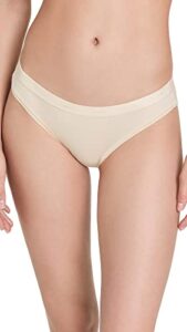 calvin klein women's form to body bikini panty, stone, 2x