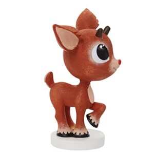 Department 56 Rudolph The Red-Nosed Reindeer Kawaii Collection Figurine, 3.25 Inch, Multicolor