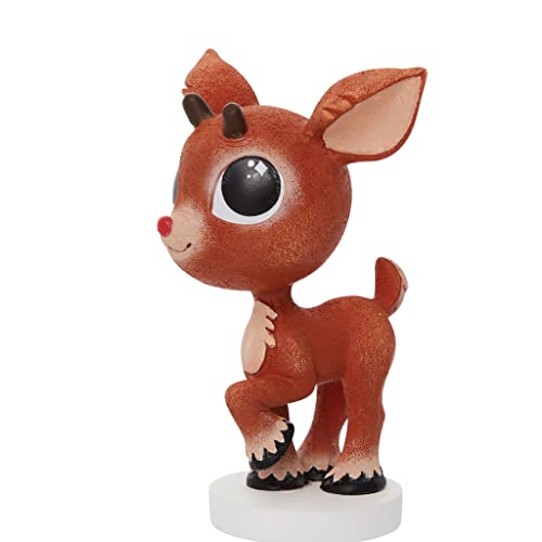 Department 56 Rudolph The Red-Nosed Reindeer Kawaii Collection Figurine, 3.25 Inch, Multicolor