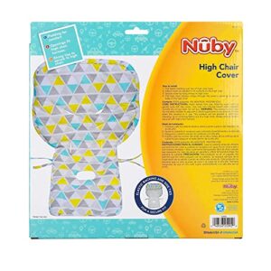 Nuby High Chair Cover Protecting from Spills and Crumbs, Water Resistant, Floral Print