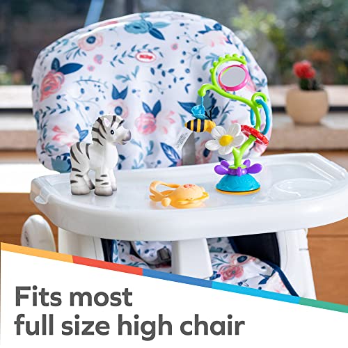Nuby High Chair Cover Protecting from Spills and Crumbs, Water Resistant, Floral Print