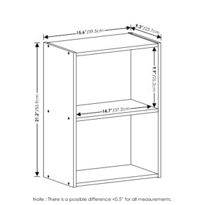 Furinno Luder Bookcase / Book / Storage, French Oak