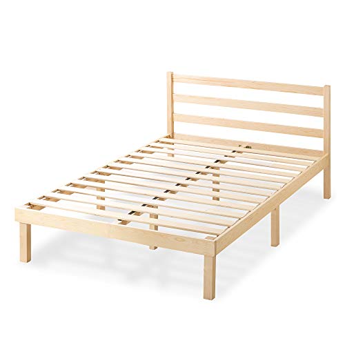 ZINUS Robin Wood Platform Bed Frame with Headboard / Wood Slat Support / No Box Spring Needed / Easy Assembly, King