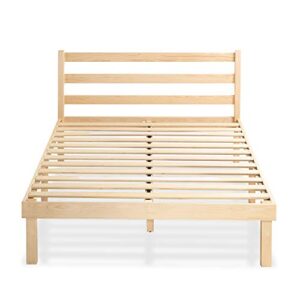 ZINUS Robin Wood Platform Bed Frame with Headboard / Wood Slat Support / No Box Spring Needed / Easy Assembly, King