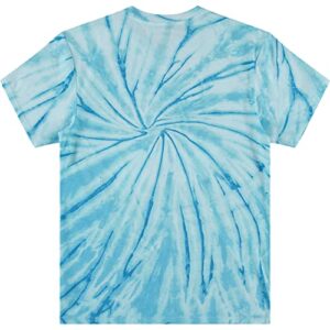 Mens Spongebob Squarepants Classic Shirt - Spongebob, Patrick & Krusty Krab Tie Dye T-Shirt (Blue Dye, X-Large)