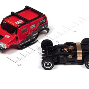 Auto World Xtraction Rally 2005 Hummer H2 (red) HO Scale Slot Car