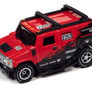 Auto World Xtraction Rally 2005 Hummer H2 (red) HO Scale Slot Car