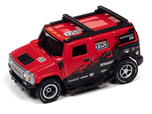 Auto World Xtraction Rally 2005 Hummer H2 (red) HO Scale Slot Car