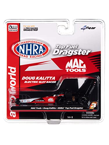 Auto World 4Gear NHRA R27 Doug Kalitta - Mac Tools Top Fuel Dragster HO Scale Slot Car