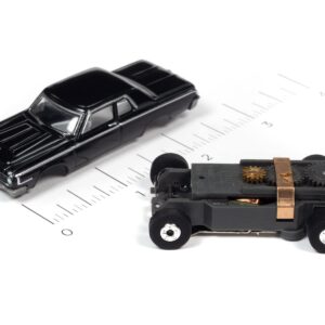 Auto World Thunderjet Cars N Coffee 1964 Dodge 330 (Black) HO Scale Slot Car