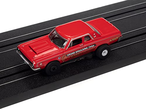 Auto World Thunderjet Cars N Coffee 1964 Dodge 330 (red) HO Scale Slot Car