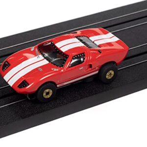 Auto World Thunderjet 1966 Ford GT40 (red) HO Scale Slot Car