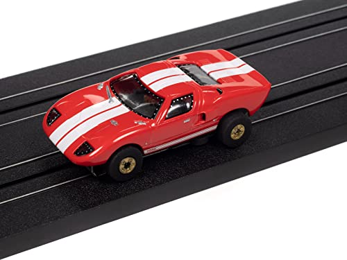 Auto World Thunderjet 1966 Ford GT40 (red) HO Scale Slot Car