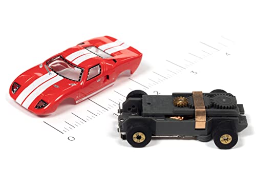 Auto World Thunderjet 1966 Ford GT40 (red) HO Scale Slot Car