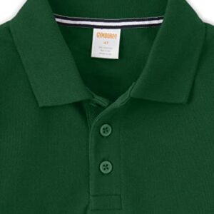 Gymboree Boys and Toddler Short Sleeve Polo Shirt, Fir Green, 5T