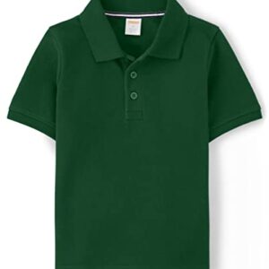 Gymboree Boys and Toddler Short Sleeve Polo Shirt, Fir Green, 6