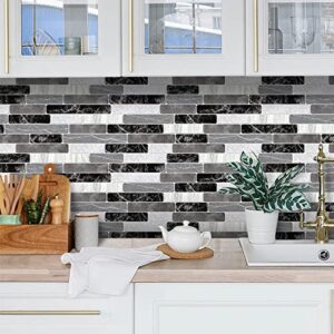 WENMER Peel and Stick Backsplash Wallpaper, Waterproof , Self Adhesive Removable Wallpaper for Kitchen Bathroom Backsplash, Tile Contact Paper for Countertop, 17.7"x 118"