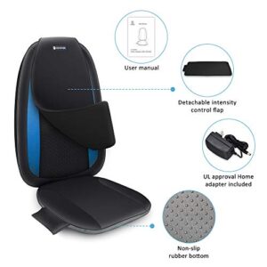 COMFIER Shiatsu Back Massager - Deep Kneading Massage Chair Pad with Heat, Massage Seat Cushion for Full Back, Electric Body Massager for Home or Office Seat use,Gifts for dad,Men