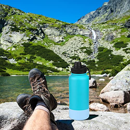 Boot for Hydro Flask 12-40 OZ Water Bottle/Stanley Tumbler, Bottom Boots for Hydroflask Sports Water Bottles, Silicone Bottom Cover Sleeve (Fog, Fits Hydroflask 32 40 oz Bottles)