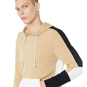 Karl Lagerfeld Paris Color-Blocked Hoodie Sand SM