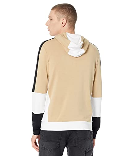 Karl Lagerfeld Paris Color-Blocked Hoodie Sand SM