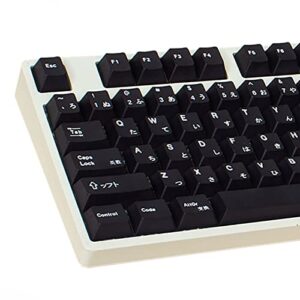 gliging 130 keys pbt japanese keycaps cherry profile dye-sub navy theme minimalist style suitable for mechanical keyboard