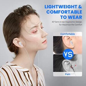 USB C Headphones for iPad Pro, Type C Wired Earphones Noise Cancelling Earbuds with Mic Stereo Volume Control for Samsung S23 Ultra S22 A53 Galaxy Z Flip 5 Pixel 7 7A 7Pro Tablet Fold OnePlus 11 10 9