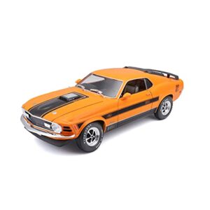 Maisto 1:18 Special Edition 1970 Ford Mustang Mach 1, Orange, 1:18 Scale