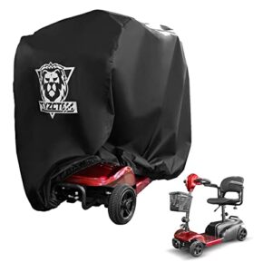 xyzctem 600d waterproof scooter cover black power assisted mobility scooter cover (48 inch length)