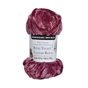 royal velvet yarn (mauve)
