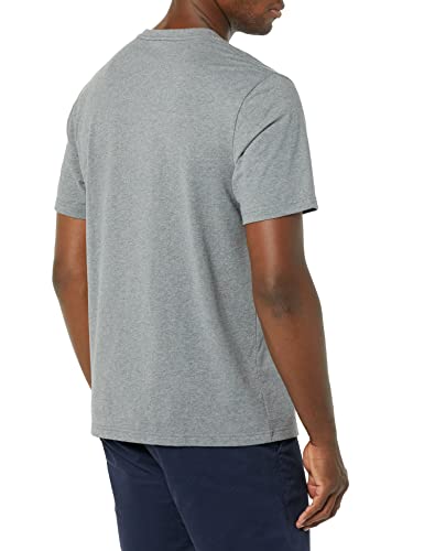 Amazon Essentials Men's Regular-Fit Short-Sleeve V-Neck T-Shirt (Available in Big & Tall), Pack of 2, Grey Heather, 4X-Large Big Tall