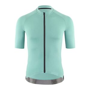 cycling jersey short sleeve mountain bike quick dry mtb bicycle clothes shirt milk silk fabric (xx-large, green)