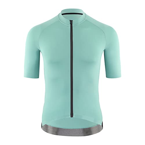 Cycling Jersey Short Sleeve Mountain Bike Quick Dry MTB Bicycle Clothes Shirt Milk Silk Fabric (XX-Large, Green)