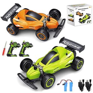 hobby rc race cars for boys girls, 2 pcs high speed remote control racing cars with rechargeable battery for kids, 2.4ghz rc drift car racing sport toy cars for boys girls kids gift for christmas