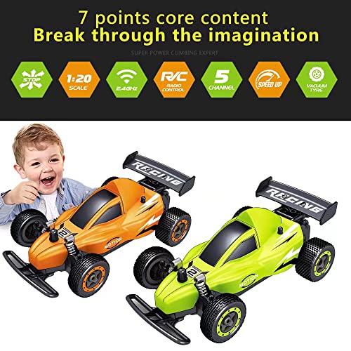 Hobby RC Race Cars for Boys Girls, 2 PCS High Speed Remote Control Racing Cars with Rechargeable Battery for Kids, 2.4Ghz RC Drift Car Racing Sport Toy Cars for Boys Girls Kids Gift for Christmas