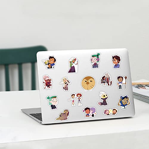 The Owl House Stickers for Water Bottle 50pcs, Cool Teen Kids Cartoon Waterproof Laptop Skateboard Phone Guitar Bike Luggage Decal (The Owl House)