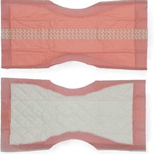 Extra Large Super-Absorbent Contoured Hospital Style Pad Liners - 7"X14" - Maternity Pads- Incontinence Liners (20)