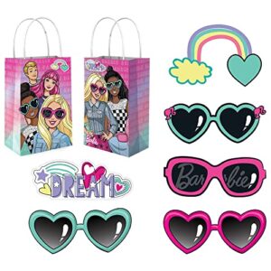 amscan barbie dream together diy bag - 8 1/4' x 5' | multicolor | 8 pcs.
