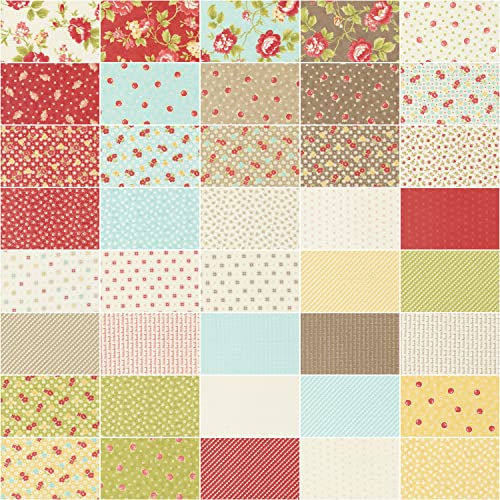 Fig Tree and Co Stitched Jelly Roll 40 2.5-inch Strips Moda Fabrics 20430JR